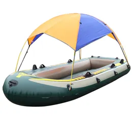 Kayak Accessories Fish Finder Boat Canopy Sun Shade Inflatable Canoe Ship Kayak Cover Sunscreen PVC Sunshade Awning for Kayaking Surfing Drifting 230616