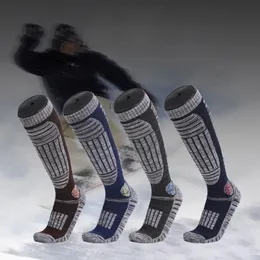 Skarpetki Hosiery wełniane skarpetki narciarskie merynosowe wełniane sportowe snowboard rower rowerowy jazda na nartach pończochy mężczyźni kobiety kolan high termal skarpeta 230616