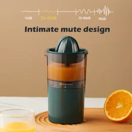 Juicers 250ml 전기 주스 블렌더 휴대용 과일 추출기 오렌지 주스 제조업체 미니 믹서 USB 충전식 레몬 230616