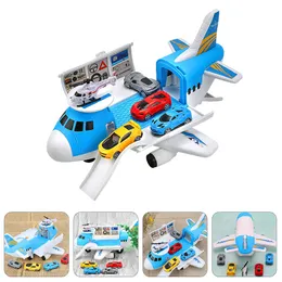 Electric RC Aircraft Transport Plan Simulated Racing Car Toy Air Planes For Kids Spädbarn Airplane Boys Baby Education Plaything 230616