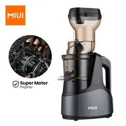 Juicers MIUI screw cold press juicer easy to clean slow speed original fruit and vegetable blender commercial flagship 230616