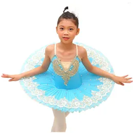 Stage Wear Professional Ballet Dress For Girls Swan Lake Tutu Skirts Belly Dance Costumes Princess Pancake Dancewear