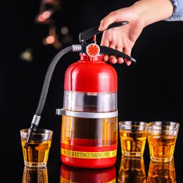 バーツール2Lクリエイティブワインドリンクディスペンサー消火器注入器パーティービール樽飲料酒類アクセサリー230616