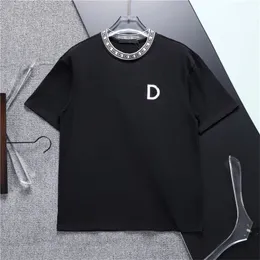 Designer Pa T Shirt Luksusowa marka Koszule Spray Heart Letter Bawełny krótki rękaw Sprężyny lato Tide Mens Tees M-3xl MK82