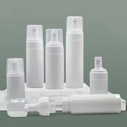 100 ml 120 ml 150 ml Schäumerflaschen Leere weiße Kunststoffschaumflaschen Handwaschseife Mousse Cremespender Sprudelnde Flasche BPA-frei Njpkt
