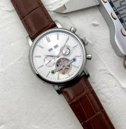 AAAA Men Patekity Men's Luxury Business armbandsur Lysande Relgio Digital Automatisk Mekanisk Watch Tourbillon Mens Watches 66