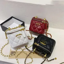 Cross Body Chanei Новая цепная косметическая сумка мешки с поперечным телеви