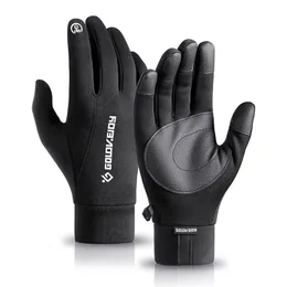 Ski Gloves Winter Thermal Windproof Touch Screen Skiing Heated Tactical Motorcycle Riding Snowboard Crosscountry Mittens 230617