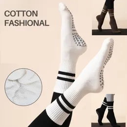 Sports Socks High Quality Bandage Yoga AntiSlip QuickDry Damping Pilates Ballet Good Grip For Women Cotton Fitness 230617