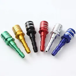 Coloré En Alliage D'aluminium Mini Pipes Portable Non-slip Poignée Joint Innovant Amovible Filtre Fumer Tube Sec Herbe Tabac Cuillère Bol Porte-Cigarette DHL