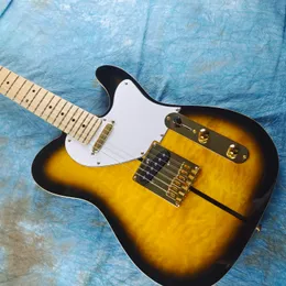 新しいエレクトリックギター、マホガニーで作られたテレイギター、輸入されたメープルフィンガーボード、クイックパッケージメール