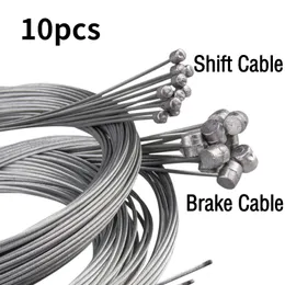 Vattenflaskor burar 510 st 2M MTB Bikkorg Bromslinje Hastighet Fixad växelskift Kabel Set Core Inner Wire för vägcykel 230617