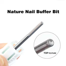 Nail Art Equipment Nature Nail Buffer Bit 3XF Nail Drill Bit for Cuticle Remove Nail Art Design Manicure Professional Home Salon Use 230616