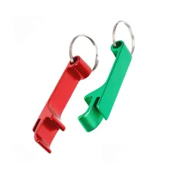 Açıcılar renk alüminyum taşınabilir kutu açıcı anahtar zinciri yüzüğü kaplan özelleştirilmiş şirket tanıtım hediyesi bırakma dağıtım ev bahçe mutfak dhymz