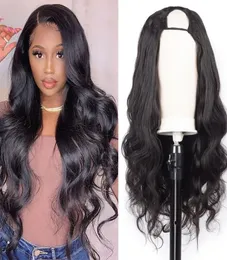 Body Wave U Perukę Perukę Human Hair Perukę Brazylijską Wave Body Remy Włosy 150 Gęstość 2x4 cala Peruki