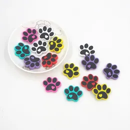 Zęby dziecięce zabawki Chenkai 50pcs kreskówka pies paw silikonowe koraliki DIY Focal Bead BPA darmowe niemowlę manekina Dummy Naszyjnik