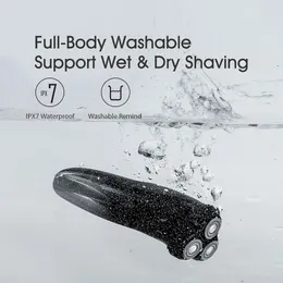 Shaves Enchen Blackstone 3 barbeador elétrico para homens Lavagem de corpo inteiro recarregável barba barba barba barbear hine elétrica barbeador elétrico