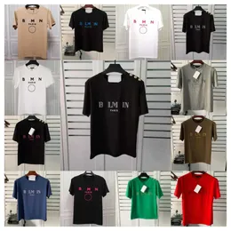 Herren-T-Shirts, Designer-Herren-T-Shirt, Balman-Damenhemden, Sommer, lässig, Baman-Frauen, lose T-Shirts mit Buchstaben-Druck, kurzen Ärmeln, luxuriöser Mann und Frau