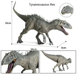 アクションおもちゃのフィギュア大規模なジュラシックセール恐竜パークPterosauria Velociraptor Indomirus T-Rex World Figures Dinosaur Toys Animals Model 230617