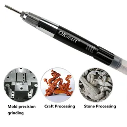 Sliper Valiantoin 1/8 '' Micro Air Pencil Die Grinder Kit 65000 rpm Pneumatisk blyertsskvarn för detalj slipning av graveringsarbete