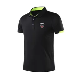 DC United Men and Women's Polo Polo Design Soft Oddychający Mesh Sports T-shirt na świeżym powietrzu Sport Sport Casual Shirt