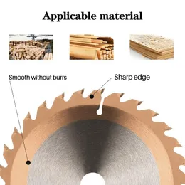 نجارة CMCP Saw Blade TICN دائرية مشاركة منشار Carbide Truive Truced Carpentry Tool Woodworking Disc 184 185 ملم