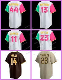 Xander Bogaerts 23 Fernando Tatis Jr. Padres Baseball Jerseys Juan Soto Manny Hado Eric Hosmer City Connect Joe Musgrove Yu Darvish