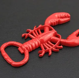 Lobster Shaped Bottle Opener Summer Lobster Beer Openers Beverage Bottles Opening Tools Metal Key Chain SN6916