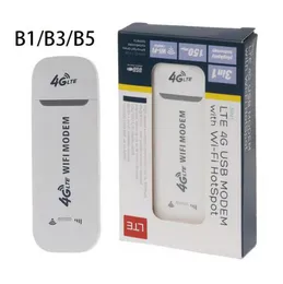 3-i-1 4G LTE WiFi Modem Pocket Router Car USB Dongle Mini Stick Date Card Mobile Hotspot trådlöst bredband utan SIM-kortplats i detaljhandelslådan DHL