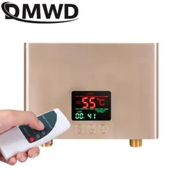 Aquecedores DMWD 110V/220V Aquecedor de água instantânea Banheiro cozinha montada na parede Aquecedor de água elétrica LCD Display