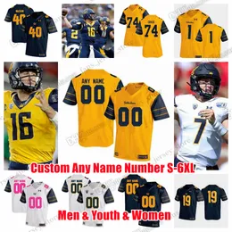 Custom S-6XL California Golden Bears College Football Jerseys Jared Goff Johnson Millner Jensen Ott Stovall Rodgers Lynch Crawford Forrest Any Name Number Jersey