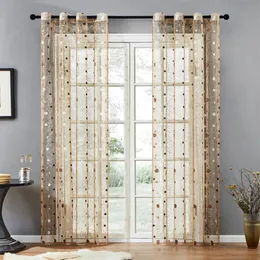 Gardiner fönsterbehandling tyll modern fågel bo ren gardiner för kök vardagsrummet sovrummet eleganta polyester gardiner dekoration