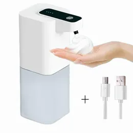 Dispenser Dispenser automatico di sapone Bottiglia Sensore touchless Dispenser di sapone liquido schiumogeno per Kicthen Bagno Proteggi la famiglia dei bambini 2021