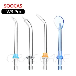 Whitening Soocas W3 Pro Nozles Water Floser Jet Portable Electric Oral Irgator Oral Cleaning Replacement Munstycke IPX7 Vattentät