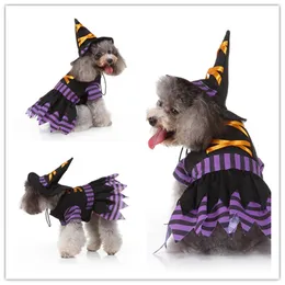 Abbigliamento Divertente Costume per cani di Halloween Vestiti per cani di piccola taglia Abbigliamento per animali domestici Vestito Cosplay Festa di Natale Carnevale Hallowen Perro