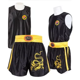 Other Sporting Goods Boxing Uniform Sanda Suit Adult Kids Muay Thai Shorts MMA Shirt Kongfu Uniform Wushu Clothing Martial Arts Performance Costume 230617