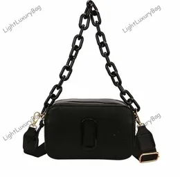 Designer M Marke Kamerataschen J Dicke Kette Schulter Umhängetasche Mode Outdoor Tote Frauen Leder Luxus Handtaschen Klassische Weibliche Geldbörsen 230618