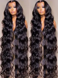 Human Chignons 30 40 Polegada Body Wave Lace Front Hair Perucas Para Mulheres 13x4 Hd Brasileiro 360 Full Wig Pré Depilado 230617