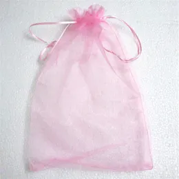 100 pezzi grandi sacchetti per imballaggio in organza sacchetti per gioielli bomboniere regalo per feste di Natale 20 x 30 cm 7 8 x 11 8 pollici270o