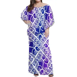 Dresses Top Quality Samoa Clothes Noble Usa Sizes Samoan 3d Hine Printed Custom Ponchos Loose Dresses