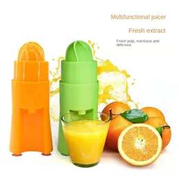 1 st manuell multifunktionell juicer bärbar orange citronpress juicer student sovsal hem juice extraktor