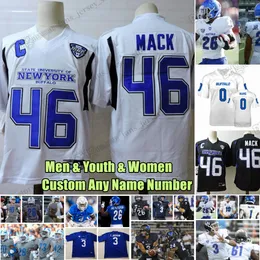 Anpassad S-6XL Buffalo Bulls College Football Jerseys Khalil Mack Jaret Patterson Marlyn Johnson James Patterson Cole Harrity Robbie Mangas Alla namnnummer Jersey