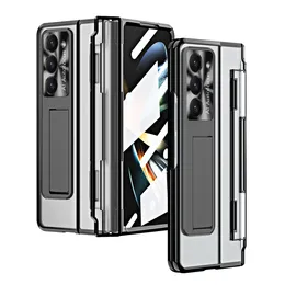 حالات صعبة شفافة لـ Samsung Galaxy Z Fold 5 Case Bracket Coper