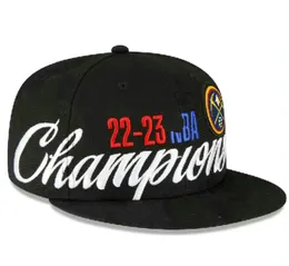 Denvers nuggets 27 Murray 15 Jokic 22-23 2023 Finals Champions omklädningsrum 9Fifty Snapback Hat A9