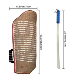 퇴제 전문가를 두껍게하는 전문 개 비트 훈련 팔 소매를 위해 팔 보호를 물어 보려고 애완견에 물린 훈련 슬리브