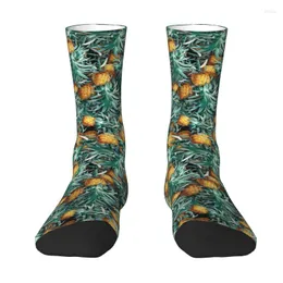 Мужские носки Kawaii Mens Tropical Fruits Pineapple Pattern плать