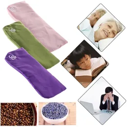 Yoga hårband Yoga Eye Pillow Silk Cassia Seed Lavender Massage Relaxation Mask Aromaterapi Washable 230617