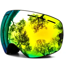 Sunglasses Juli Kids Ski Goggles Interchangeable Double Layer Spherical Lens OTG Anti-Fog Snowboard Skate Snow Goggles Age 4-16 4300 230617