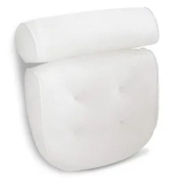 Pillows 1PC SPA Bath Pillow Soft Headrest Bathtub Pillow with Suction Cup Premium Neck Cushion Bathroom Accessories