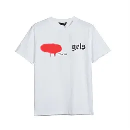 Hochwertige Unisex-T-Shirts aus Baumwollstoff, kurzärmeliges T-Shirt für Herren, Sommermode-Druck, lockeres und vielseitiges Rundhals-Paar-Oberteil, Persönlichkeits-Unterhemd